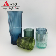 Colorful Dringking Glass Juice Glass pitcher tumbler set